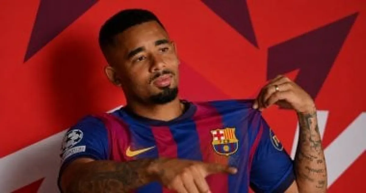 برشلونة ينهي إجراءات ضم جابرييل جيسوس بعد التأكد من سلامته البدنية